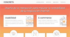 Desktop Screenshot of concreta.com.uy